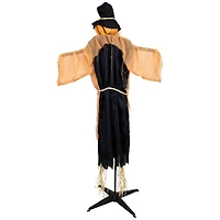 6ft. Animated Jack-O'-Lantern Scarecrow Halloween Decoration