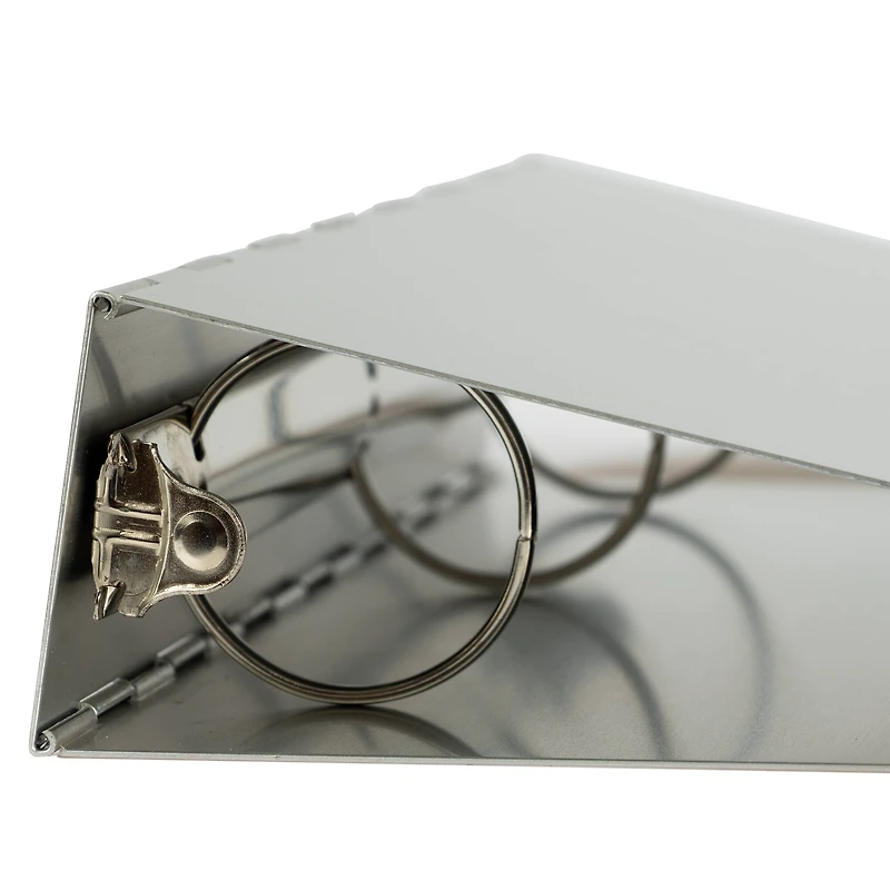 JAM Paper 2" Silver Aluminum 3-Ring Binder