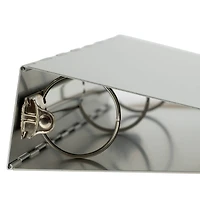 JAM Paper 2" Silver Aluminum 3-Ring Binder