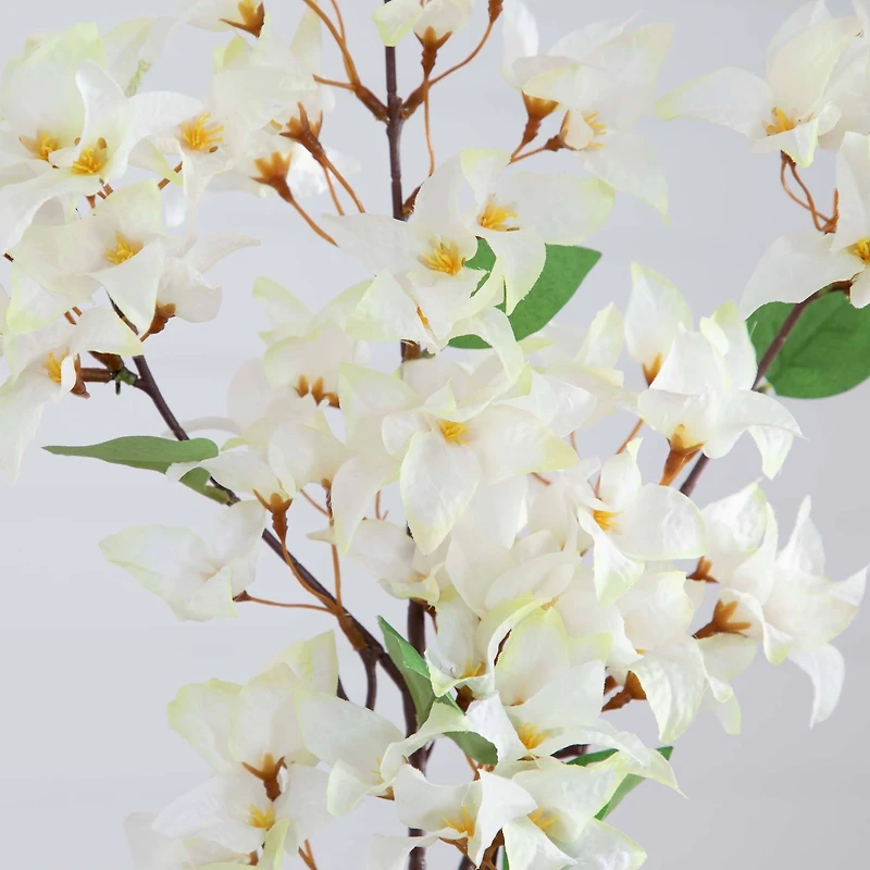 47" White Bougainvillea Flower Stems, 3ct.