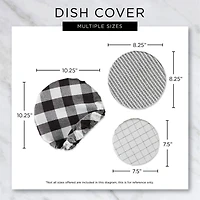 DII® Assorted Stone Buffalo Check Woven Dish Cover Set