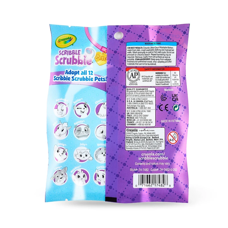 Assorted Crayola® Scribble Scrubbie Pet