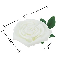 15" White Wall Flower by Ashland®