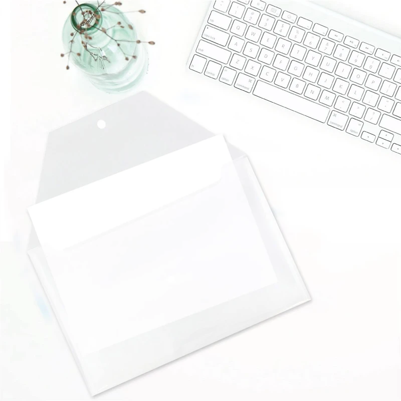 JAM Paper 9.75" x 14.5" Plastic Snap Closure Envelopes