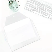 JAM Paper 9.75" x 14.5" Plastic Snap Closure Envelopes