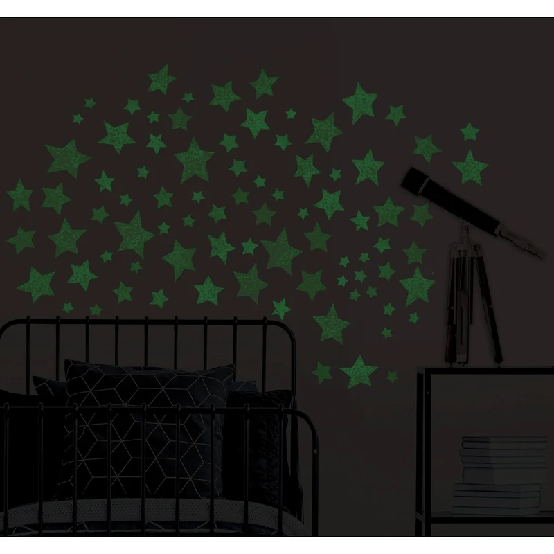 WallPops Star Struck Glow in the Dark Wall Art Kit
