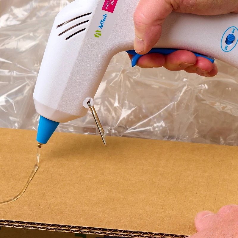 AdTech® Crystal Clear 10" Full-Size Hot Glue Sticks, 85ct.