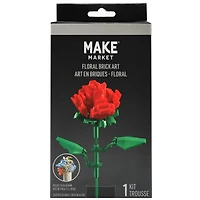 Rose Floral Brick Art Kit by Make Market