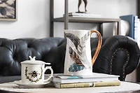 Hello Honey® Bee Image Cup, Lid, Saucer & Strainer Set