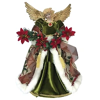 Santa's Workshop 16" Poinsettia Angel Tree Topper