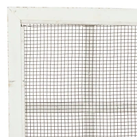 68" Cream Farmhouse Abstract Wood Wall Décor