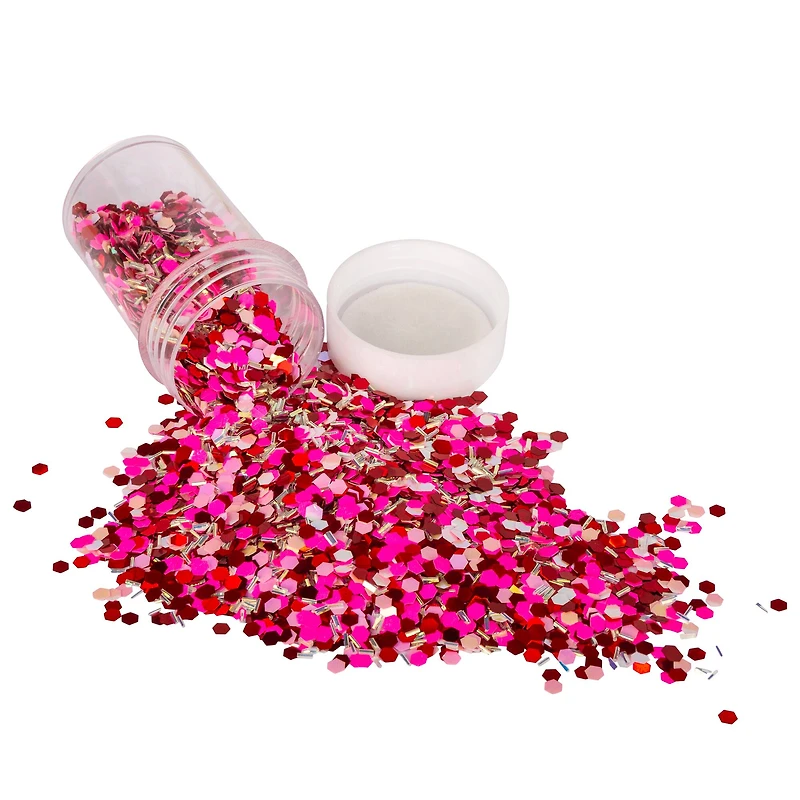 Christmas Embellishment Pink & Red Shaker Set by Creatology™