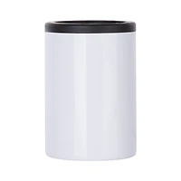 Craft Express 12oz. White Stainless Steel Can Cooler, 4ct.