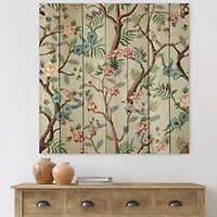 Designart - Chinoiserie With Birds and Peonies X