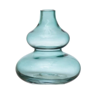 Hello Honey® 5" Blue Glass Vase