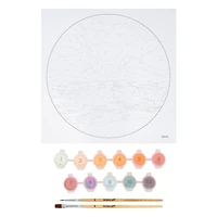 Beach Sunset Paint-by-Number Plywood Surface Kit by Artist's Loft®