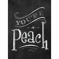 JAM Paper Brushed Chalkboard Design Blank Thank You Cards Set, 36ct.