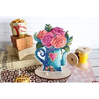 MP Studia Flowers Of Love Plastic Canvas Counted Cross Stitch Kit