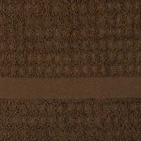 DII® Solid Brown Waffle Terry Dishtowel, 4ct.