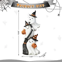 Glitzhome® 13" Halloween Stacked Ghost Table Décor