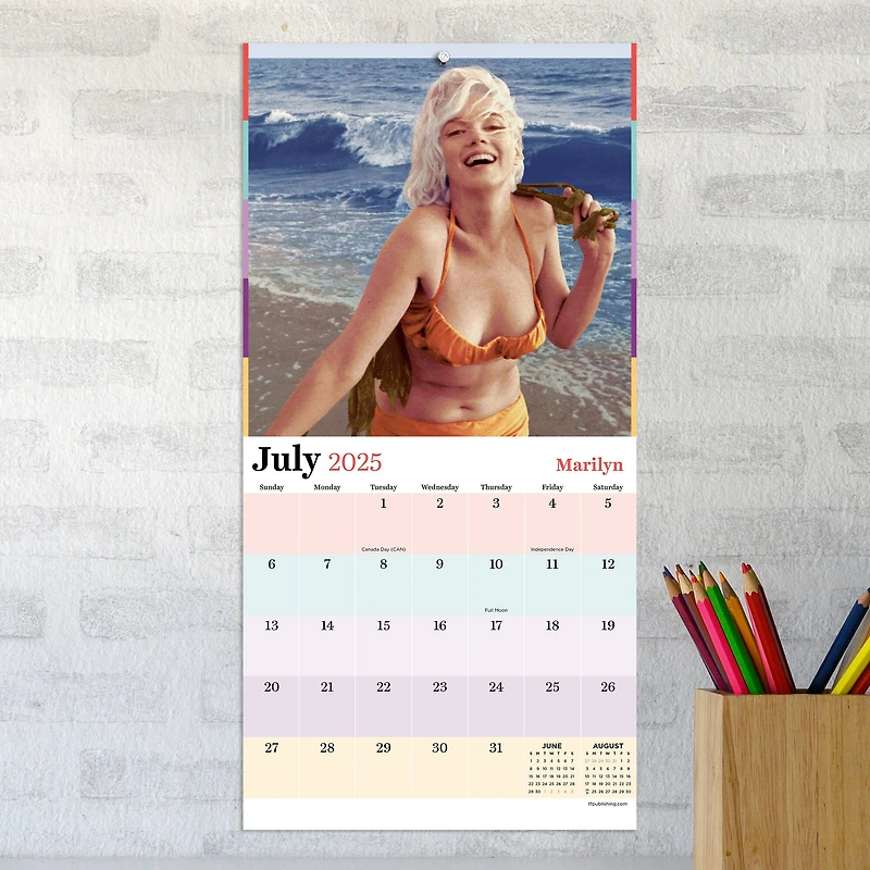 TF Publishing 2025 Marilyn Monroe Mini Calendar