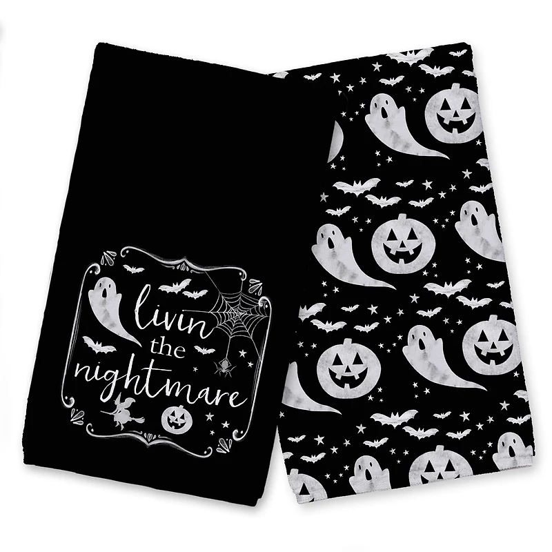 Livin The Nightmare Tea Towel Set