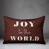 Joy To The World 14x20 Throw Pillow