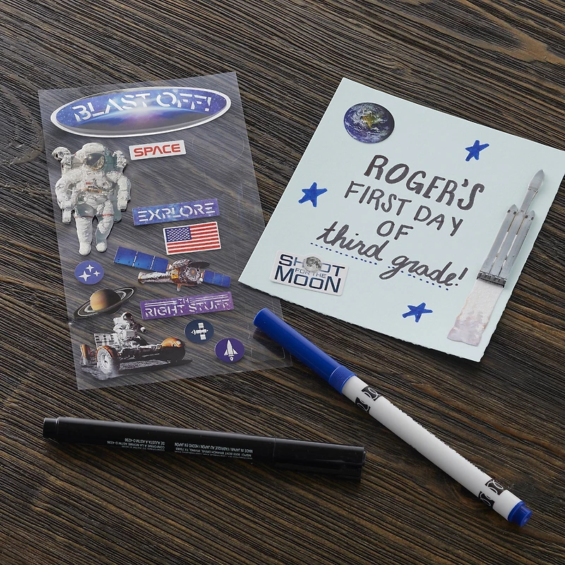 12 Pack: Astronaut Dimensional Stickers by Recollections™