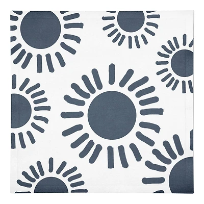 Circle Sun Burst 10" x 10" Cotton Twill Napkin