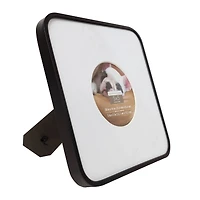 Expressions™ 5" x 5" Black Rounded Frame with Circle Mat by Studio Décor®