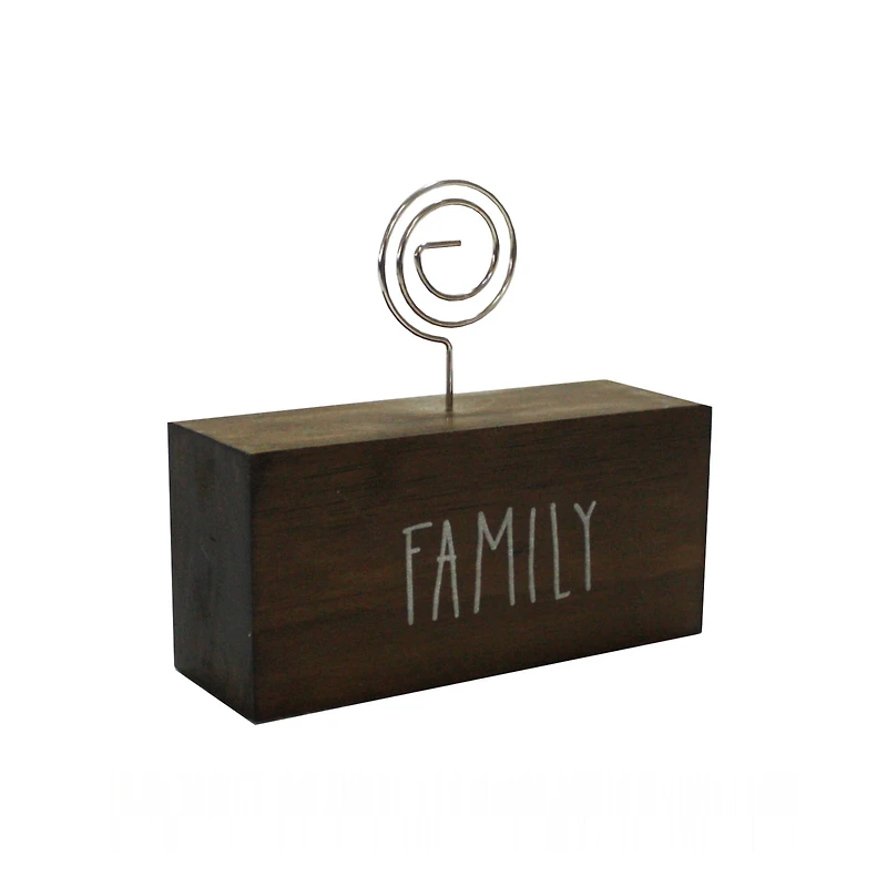 Walnut Family Block Clip Frame by Studio Décor®