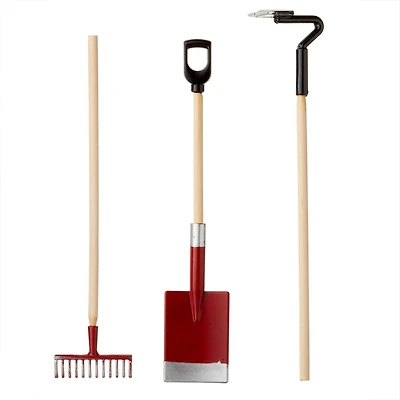 12 Pack: Mini Garden Rake, Hoe & Shovel by Make Market®