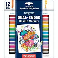 Crayola® Dual-Ended Doodle Markers, 12ct.