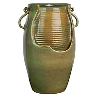 Design Toscano Ceramic Rippling Jar Garden Fountain