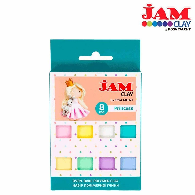 Rosa Talent Jam Clay Princess Oven-Bake Polymer Clay Set