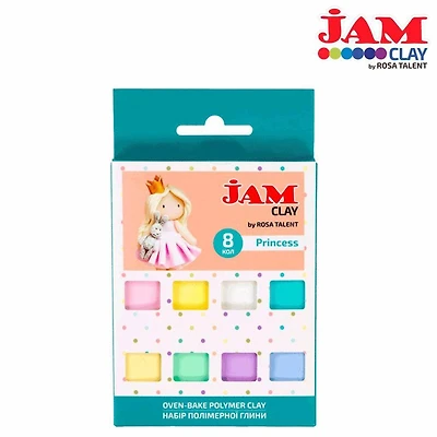 Rosa Talent Jam Clay Princess Oven-Bake Polymer Clay Set
