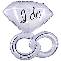 30" Wedding Rings Foil Balloon