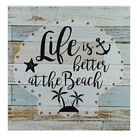 LED Beach Wall Art Plaque