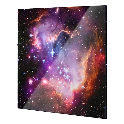 American Art Décor™ 30" NASA Magellanic Cloud Glossy Lacquer Canvas Wall Art Print