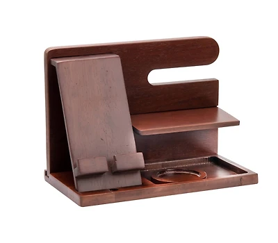 Mind Reader Bali Collection Brown Valet Station