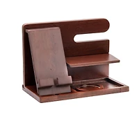 Mind Reader Bali Collection Brown Valet Station