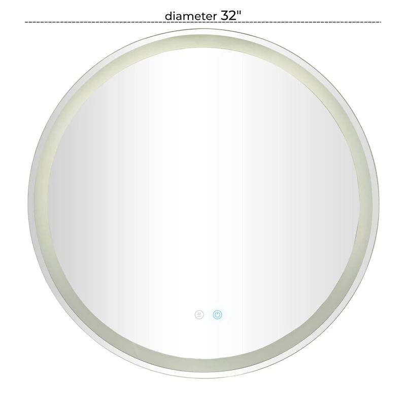 Clear Glass Modern Anti Fog Mirror