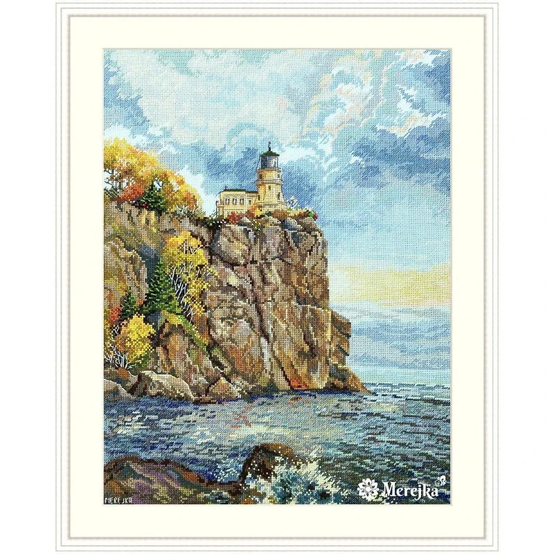 Merejka Split Rock Lighthouse Counted Cross Stitch Kit