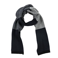 Glitzhome® 70" Men's Black, White & Gray Scarf