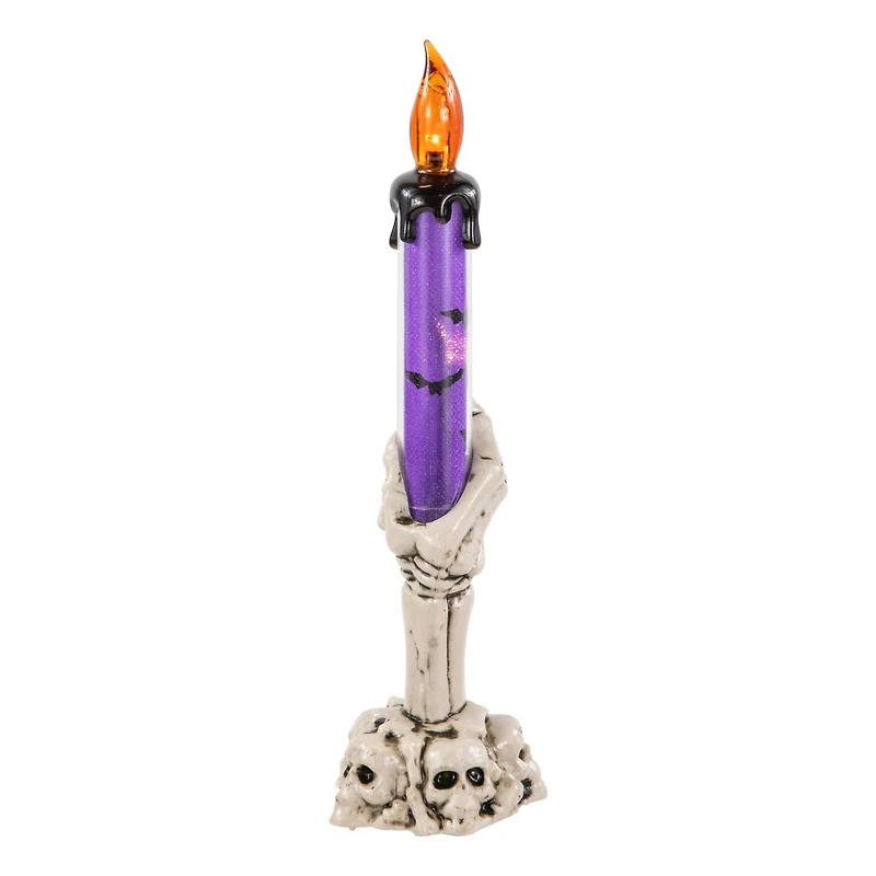 8" LED Skeleton Hand Halloween Candles, 3ct.