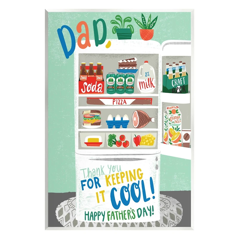 Stupell Industries Keeping It Cool Father's Day Wall Plaque Art