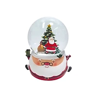 5.75" Santa with Christmas Tree Water Globe by Ashland®