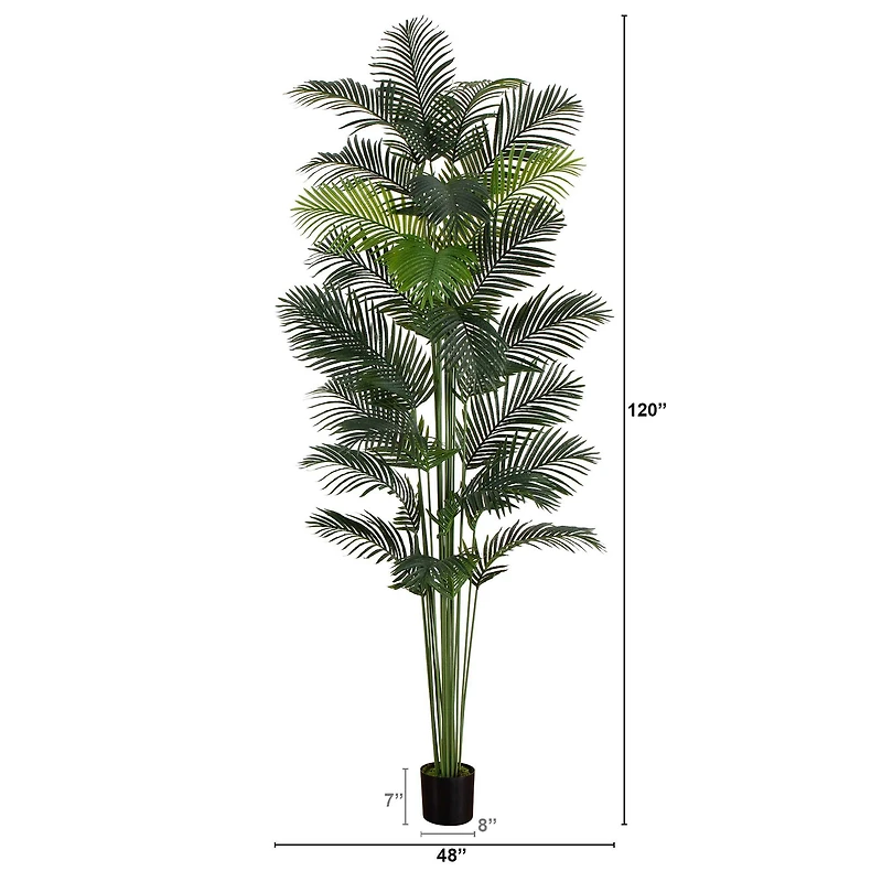 10ft. Potted Artificial Paradise Palm Tree
