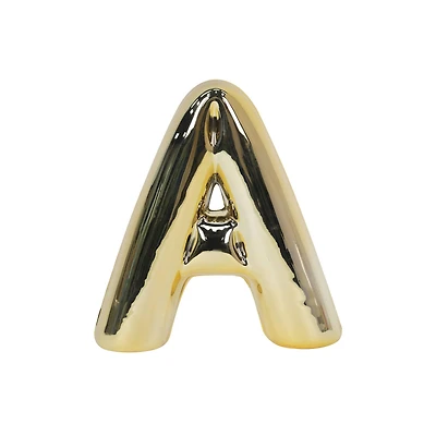 8.5" Gold Bubble Monogram Letter by Ashland