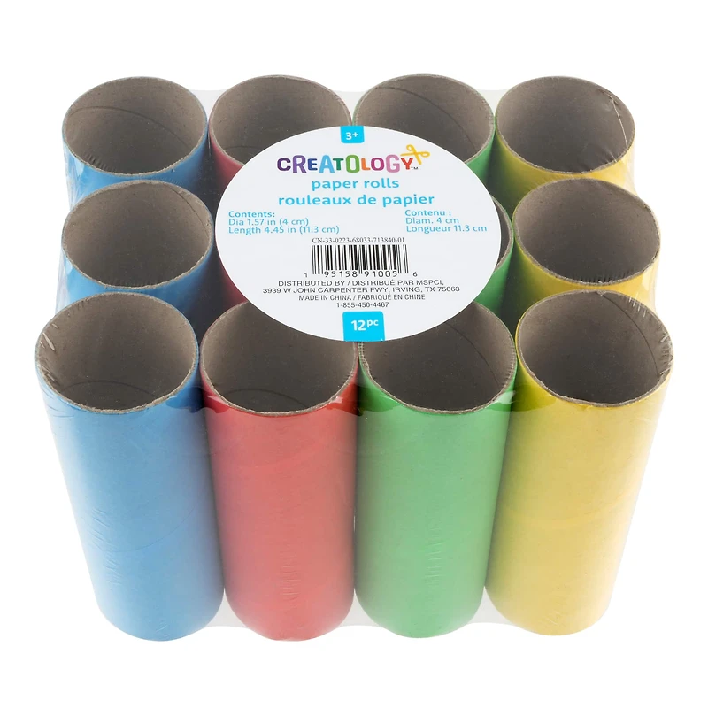 Primary Mix Paper Roll Tubes, 12ct. by Creatology™